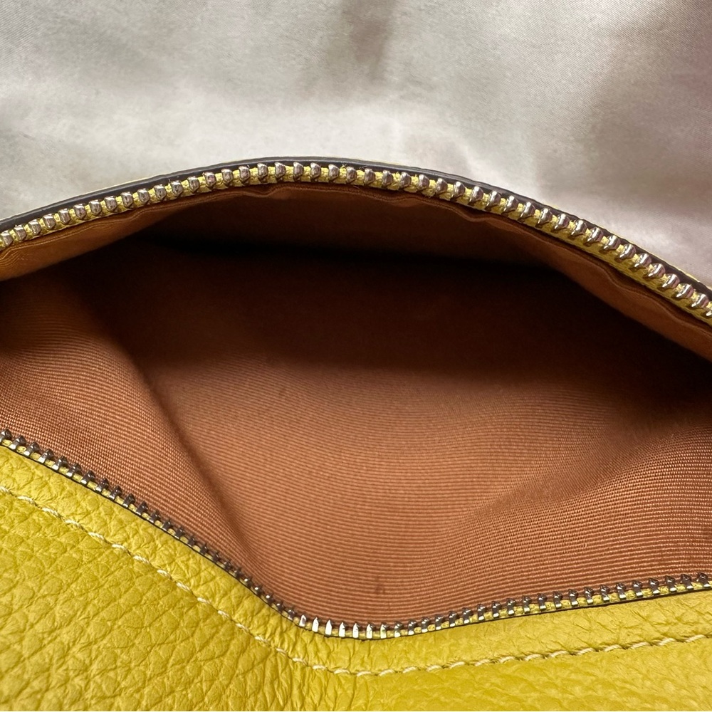 🌹LIMITED EDITION Coach Teri Hobo Lime Leather
Shoulder & Crossbody Bag & Wallet - Picture 7 of 16